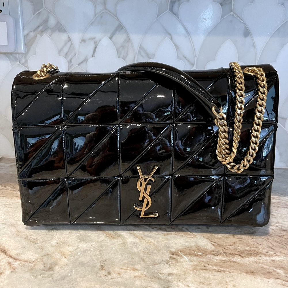 Patent leather Large Jaime Bag